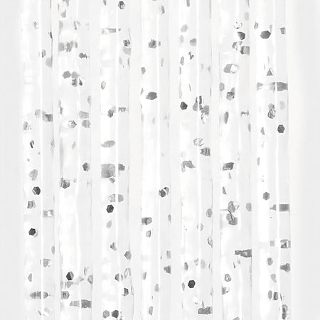 Tenda In Pvc Glitter Begonia Rotolo Col. Argento 14.00 Kg