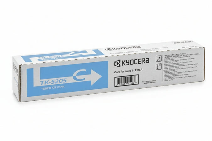 KYOCERA TK-5205C Toner Ciano per TASKalfa 356ci_358ci da 12.000 pagine A4 copertura 5%