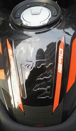 PARASERBATOIO ADESIVO GEL 3D compatibile per MOTO KTM 1290 SUPER ADVENTURE S-R