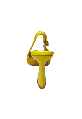 TOSCA BLU Scarpe Donna Tosca Blu Sandolo Erica con tacco, modello chanel in pelle intrecciata, chiusura con cinturino alla caviglia da donna