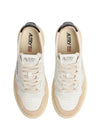 AUTRY Autry Medalist Low – Sneakers in Pelle e Suede Bianco Beige da Uomo da uomo