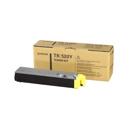 KYOCERA TK-520Y Toner giallo per FS-C5015 da 4.000 pagine formato A4 con copertura nero del 5%