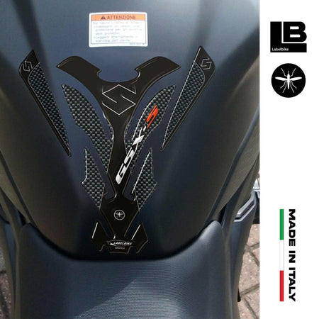 PARASERBATOIO ADESIVO PROTEZIONE COMPATIBILE per MOTO SUZUKI GSXS GSX-S Carbon