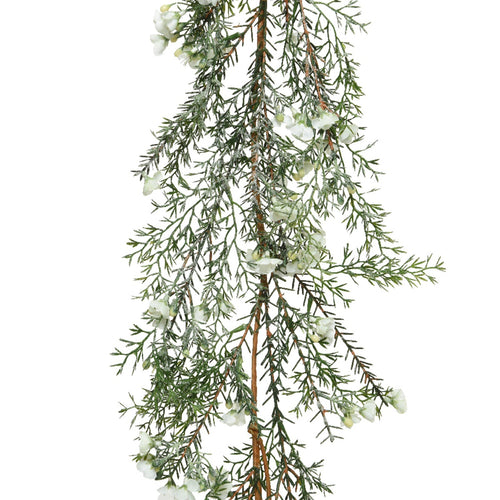 Festone tonda natalizia ghirlanda color Verde, decorazione da 180 cm