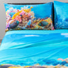Lenzuola fantasia Oceano - Caleffi in cotone  - Comfort e Stile