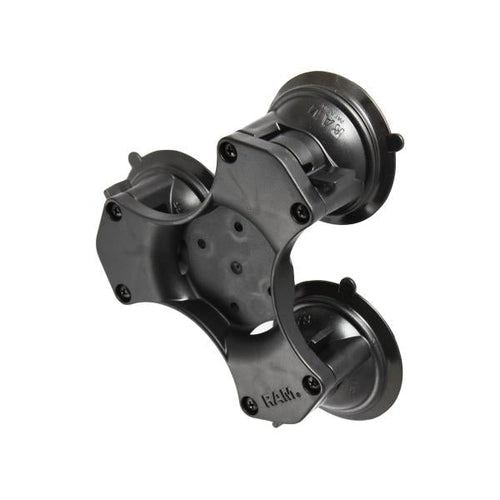 RAM Mounts RAP-365-224-1BU kit di fissaggio Nero Composito (RAM TRIPLE SUCTION CUP BASE - W/O BALL - Warranty: 1188M)