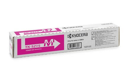 KYOCERA TK-5215M Toner Magenta per TASKalfa 406ci da 15.000 pagine A4 copertura 5%