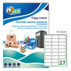 Poliestere Adesivo Pc4 Trasparente 100Fg A4 61X286Mm (27Et/Fg Laser Tico