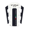 PARASERBATOIO RESINATO 3D PROTEZIONE compatibile per moto BENELLI TRK 502 Bianco