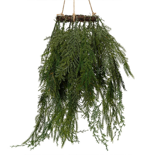 Ghirlanda natalizia verde appesa al soffitto decorazione natalizia, da 105 cm