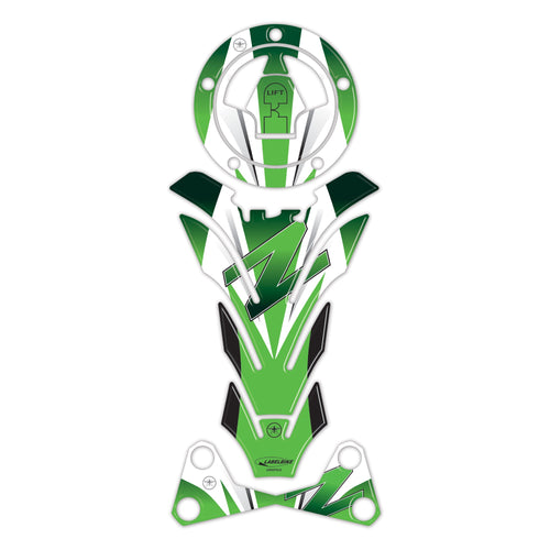 ADESIVI 3D gel PROTEZIONE compatibile per MOTO KAWASAKI Z750 Z1000 Z 750 Z 1000