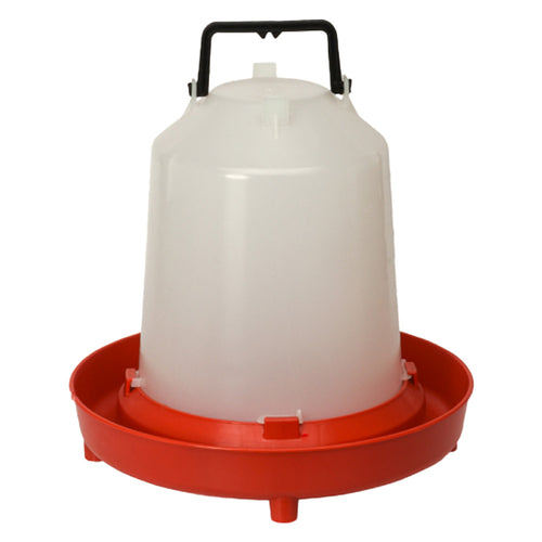 Abbeveratoio Per Polli Ø Piatto Cm 35 - Lt 15 'New Efes'- 10 Pezzi - Bricogo