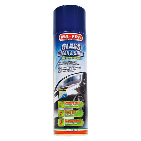 Detergente Sgrassante Vetri E Cristalli 'Glass Clean E Shine' Ml 500 - Ma-Fra