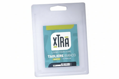 Tagliere In Polipropilene Bianco- - Cm.20X30 - Spessore Cm.0,4 - 3 Pezzi Xtra