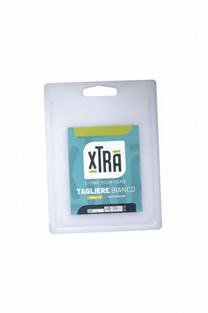Tagliere In Polipropilene Bianco- - Cm. 30X40 - Spessore Cm.1 - 2 Pezzi Xtra