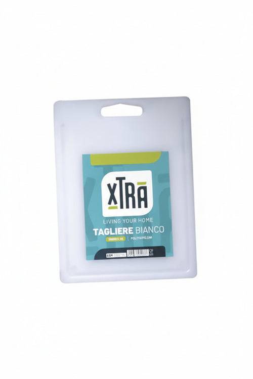 Tagliere In Polipropilene Bianco- - Cm. 30X40 - Spessore Cm.1 - 2 Pezzi Xtra