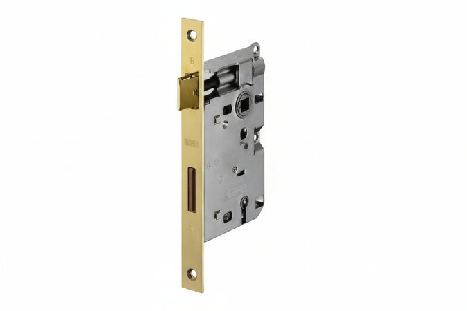 Serrature Per Porte In Legno Patent Bordo Quadro 'Mod. 570' Agb E50 - Ottonata - Agb