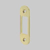 Contropiastra Per Serratura Mediana 'Easy Matic' Agb Col. Ottonato - 50 Pezzi- Agb