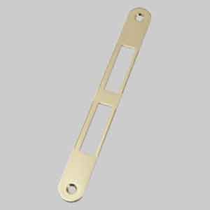 Contropiastra Per Serrature Bordo Tondo 'Mod. Centro' Agb Col. Cromato Opaco - Agb