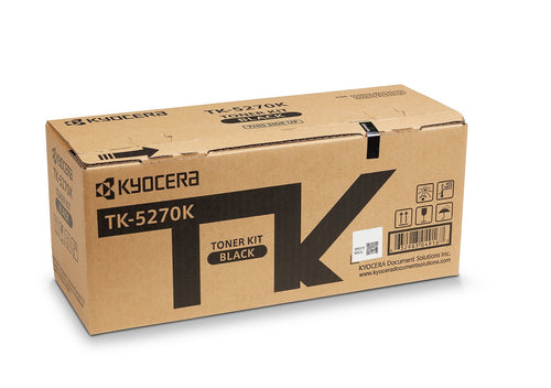 KYOCERA TK-5270K Toner Kit Nero: 8.000 pagine A4 (ISO/IEC 19798) per ECOSYS M-6x30cidn/P-6230cdn