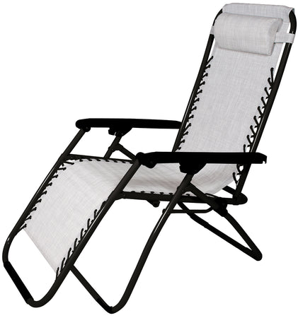 Sdraio Reclinabile Cm. 62X142X120 H Col. Grigio