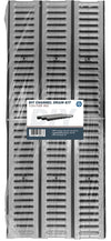 Kit 3 Pz. Canalette Nor Cm. 13X100X5 H + 3 Griglie Zincate Cm. 13X100 + 2 Tappi