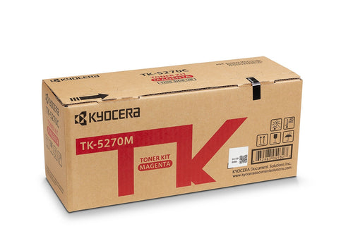 KYOCERA TK-5270M Toner Kit Magenta: 6.000 pagine A4 (ISO/IEC 19798) per ECOSYS M-6x30cidn/P-6230cdn