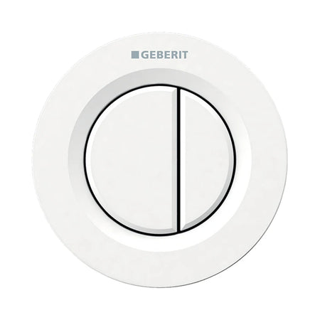 Comando Pneumatico 01 Doppio Tasto Versione Incasso Bianco Geberit 116.043.11.1