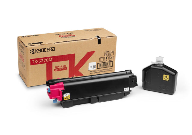 KYOCERA TK-5270M Toner Kit Magenta: 6.000 pagine A4 (ISO/IEC 19798) per ECOSYS M-6x30cidn/P-6230cdn