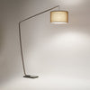 Piantana In Metallo Contemporanea Zoe Marrone 1 Luce E27