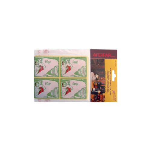 Etichette Adesive P/Vino Cf 100 Pz- 10,0 Confezione