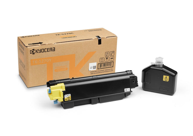 KYOCERA TK-5270Y Toner Kit Giallo: 6.000 pagine A4 (ISO/IEC 19798) per ECOSYS M-6x30cidn/P-6230cdn