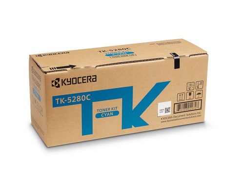 KYOCERA TK-5280C Toner Kit Ciano: 11.000 pagine A4 (ISO/IEC 19798) per ECOSYS M-6x35cidn/P-6235cdn