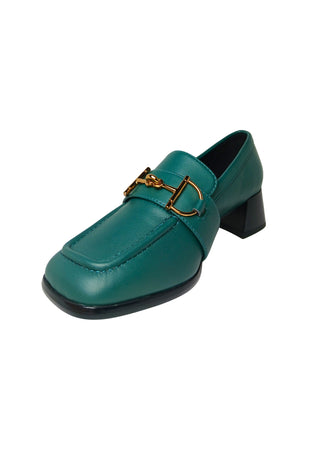 TOSCA BLU Scarpe Donna Tosca Blu Mocassino con tacco e applicazione oro da donna