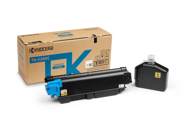 KYOCERA TK-5280C Toner Kit Ciano: 11.000 pagine A4 (ISO/IEC 19798) per ECOSYS M-6x35cidn/P-6235cdn