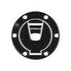 ADESIVO 3D CARBONIO Tappo Serbatoio KEYLESS per MOTO DUCATI MULTISTRADA 1260