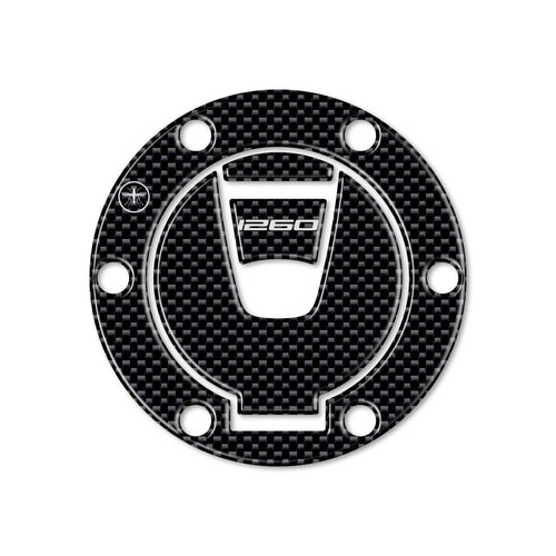 ADESIVO 3D CARBONIO Tappo Serbatoio KEYLESS per MOTO DUCATI MULTISTRADA 1260