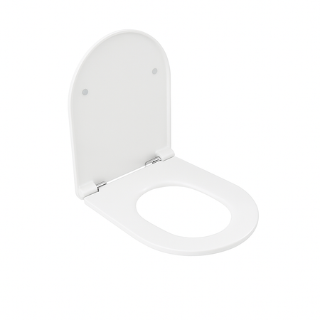 Sedile Wc Soft Close Infinity Per Filomuro Bianco Lucido Coprivaso Copriwater Nymo