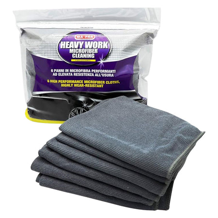 Panno In Microfibra Per Autovetture 'Heavy Work' Cm 60 X 40 - Cf. Da 6 Panni - Ma-Fra