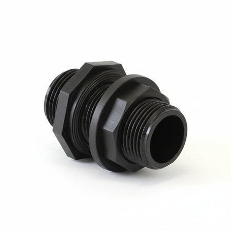 Attacco Per Cassoni Mm Dritto In Polipropilene- - 11/2 - 5 Pezzi Bucchi