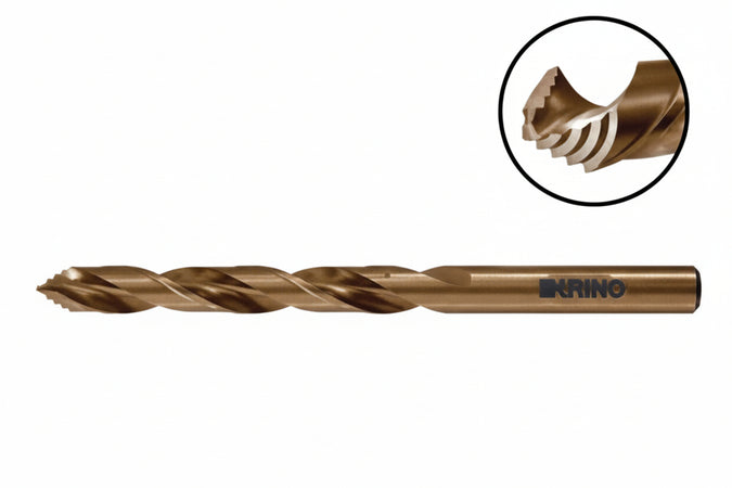 Punta Hss Step+ Elicoidale A Gradino- - Ø Mm.3,5X39 - 1 Gradino - 10 Blister Krino