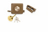 Serratura Portoncino Cil. Stacc. Pomolo Int. Catenaccio+Scrocco 2 Mand- - Mm.40 Sx (2030440271) - 1 Pezzi Facchinetti