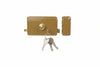 Serratura Portoncino Catenaccio+Scrocco Doppio Cilindro Fisso 3 Mand.- - Mm.60 Sx (P3060300) - 1 Pezzi Facchinetti