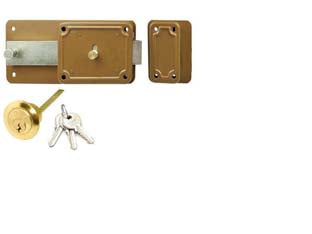 Ferroglietto Catenaccio+Scrocco Incorporato Cilindro Stacc. 5 Mandate- - Mm.70 Dx (P5070200) - 2 Pezzi Facchinetti