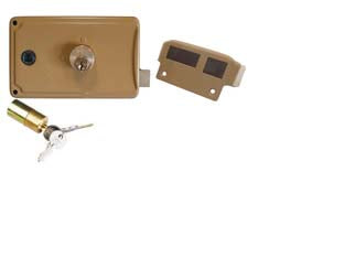 Serratura Cancello Caten.+Scr. Quadro Man. Doppio Cil. Fisso 3 Mand.- - Mm.60 Dx (P3360100) - 1 Pezzi Facchinetti