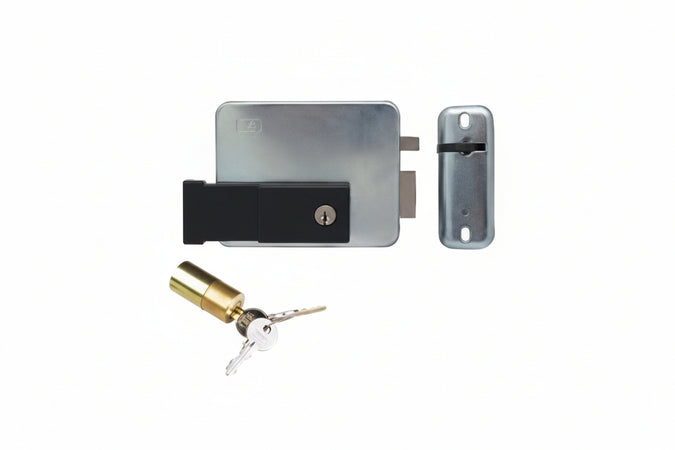 Elettroserratura Per Cancelli Con Tetto Entrata Regolabile 2449 Zinc.- - Mm.50-70 Dx (2449160281) - 1 Pezzi Facchinetti