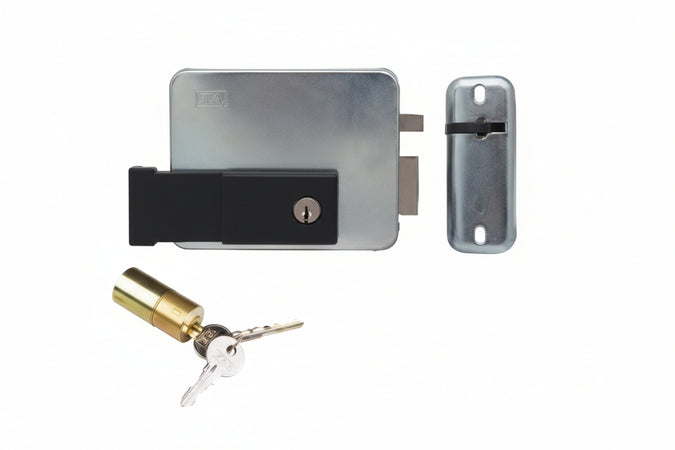 Elettroserratura Per Cancelli Con Tetto Entrata Regolabile 2449 Zinc.- - Mm.50-70 Sx (2449360281) - 1 Pezzi Facchinetti