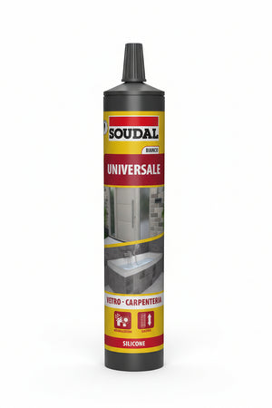 Soudal Silicone Acetico Universale Ml. 280 - Bianco Avorio Ral 1013 12.00 Pz