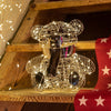 Orsetto Teddy Bear luminoso con led bianco caldo champagne per interno