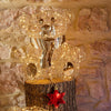 Orsetto Teddy Bear luminoso con led bianco caldo champagne per interno